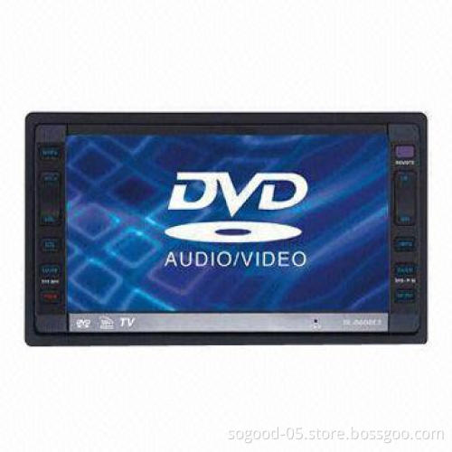 Two-din Car DVD Player with 6.5-inch and 6.2-inch TFT LCD Touch Screen Panel and TV Receiver